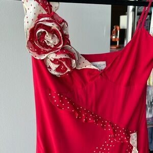 Karen Millen - silk y2k/90s fairycore dress